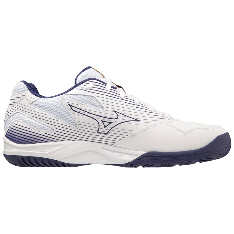 Chaussure Volley Mizuno Cyclone Speed 4 Femme Blanche Doré | France M8357DH