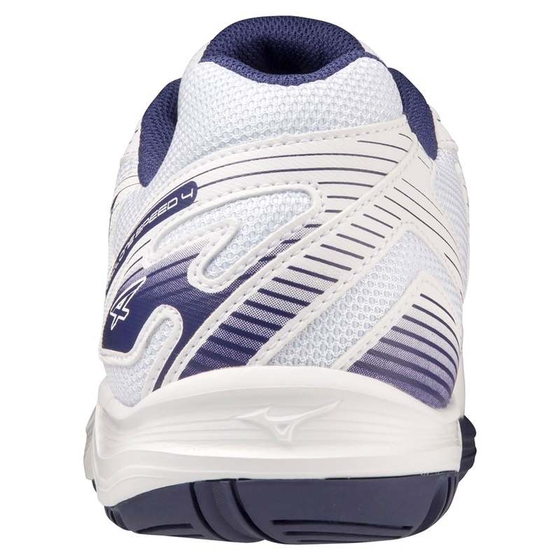 Chaussure Volley Mizuno Cyclone Speed 4 Femme Blanche Doré | France M8357DH