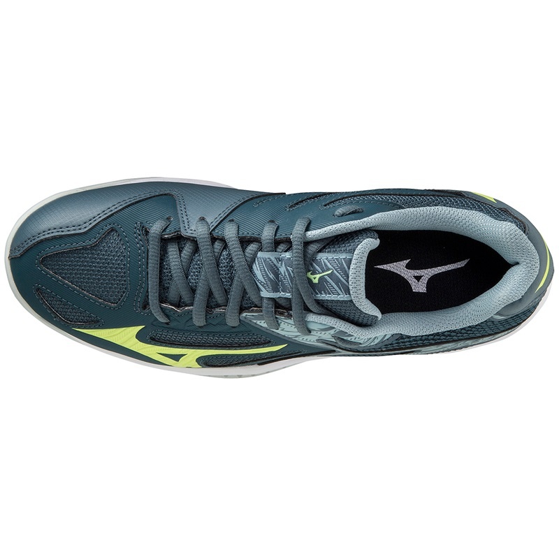 Chaussure Volley Mizuno Lightning Star Z6 Jr Femme Vert Bleu | France M4536LI