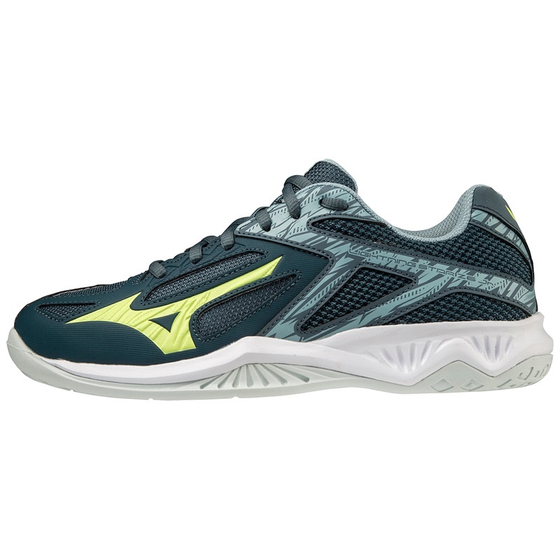 Chaussure Volley Mizuno Lightning Star Z6 Jr Femme Vert Bleu | France M4536LI