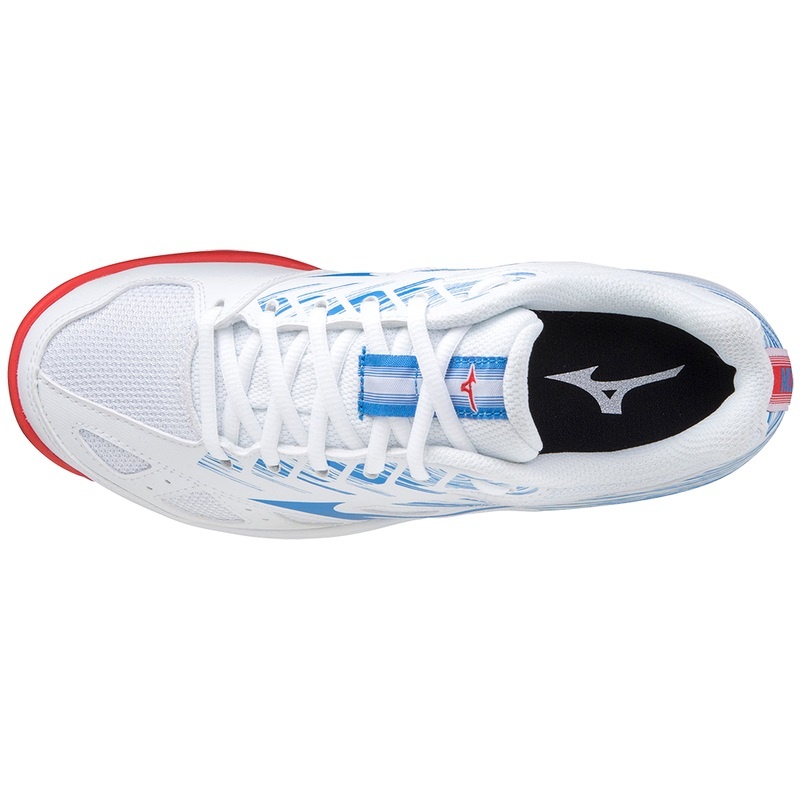 Chaussure Volley Mizuno Stealth Star Femme Blanche Rouge | France M0273JM