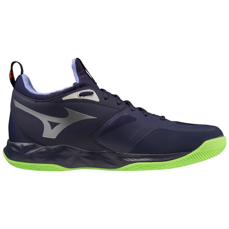 Chaussure Volley Mizuno Wave Dimension Homme Bleu Vert | France M0849TD