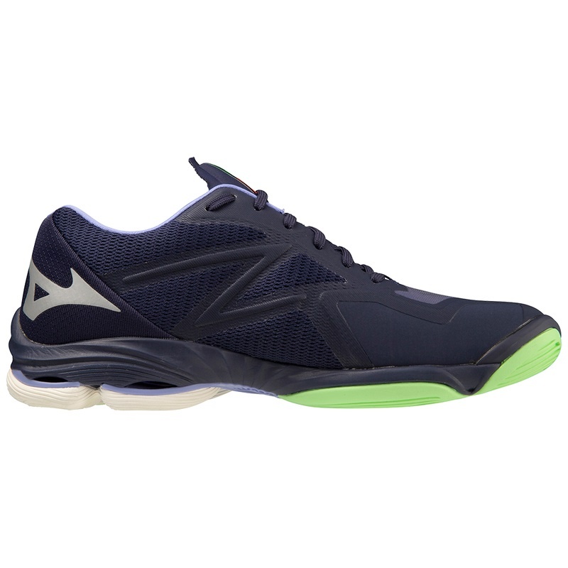 Chaussure Volley Mizuno Wave Lightning Z7 Femme Bleu Vert | France M5061QC