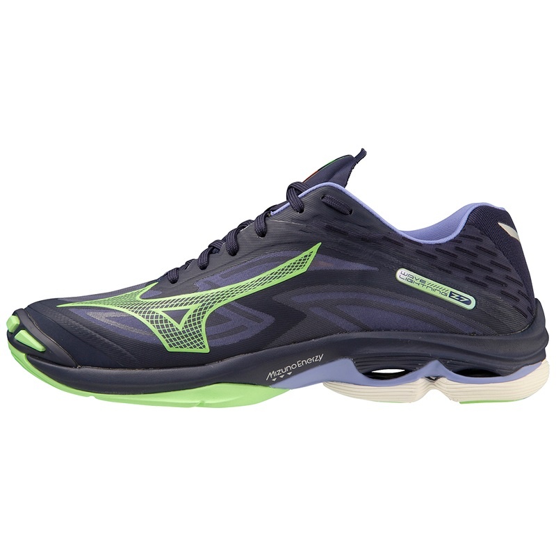 Chaussure Volley Mizuno Wave Lightning Z7 Femme Bleu Vert | France M5061QC