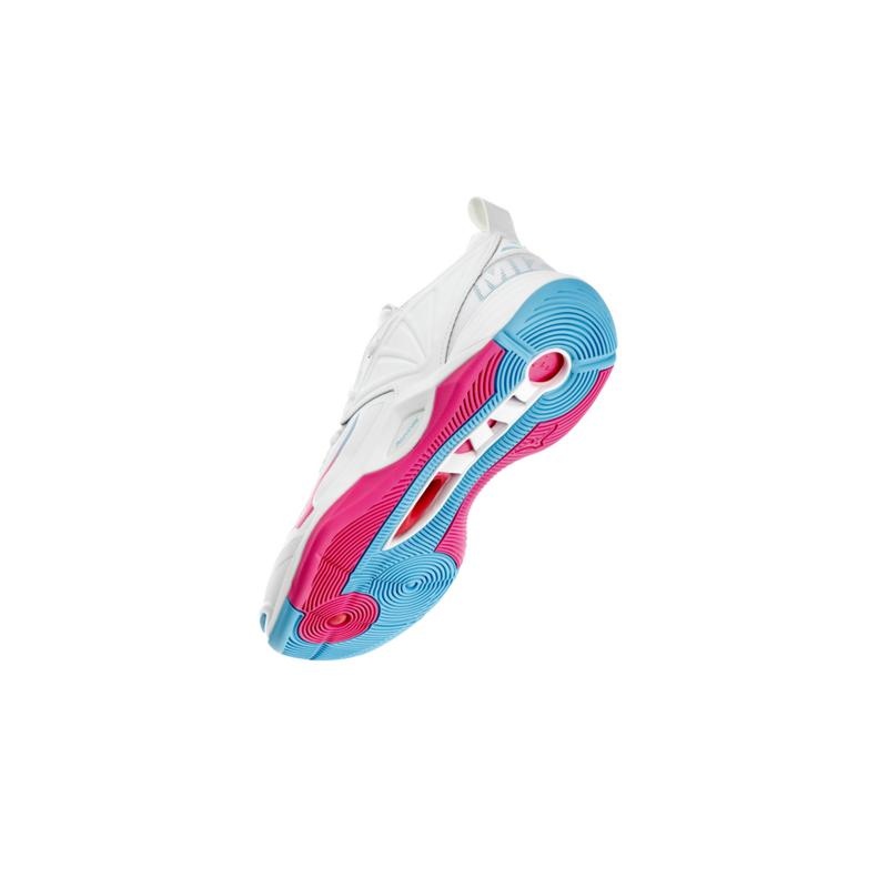 Chaussure Volley Mizuno Wave Momentum 2 Femme Blanche Rose | France M3210WF