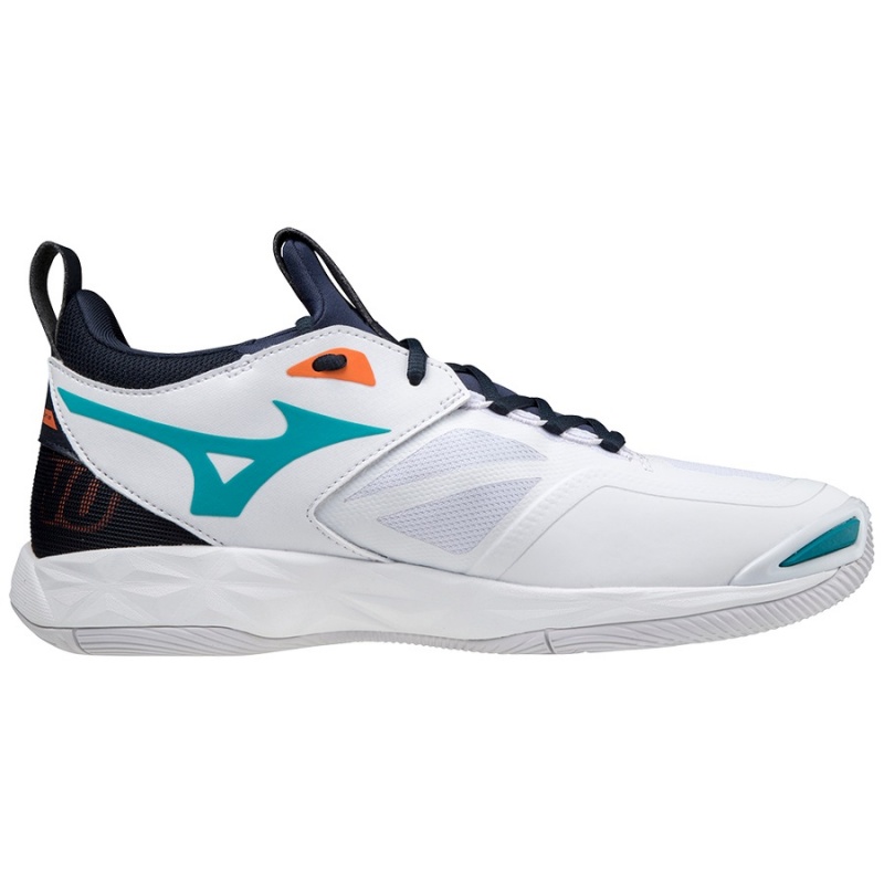 Chaussure Volley Mizuno Wave Momentum 2 Homme Blanche | France M0392BY