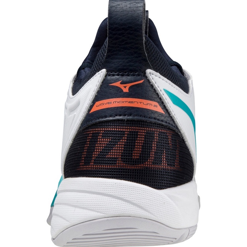 Chaussure Volley Mizuno Wave Momentum 2 Homme Blanche | France M0392BY