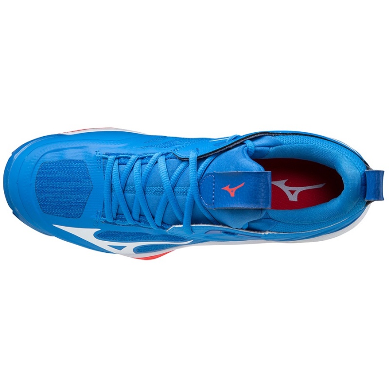 Chaussure Volley Mizuno Wave Momentum 2 Homme Bleu | France M0847TR