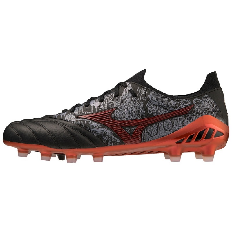 Chaussure de Foot Mizuno MORELIA NEO III Beta SR4 JAPAN - Limited Edition Homme Noir Rouge | France M1873YL