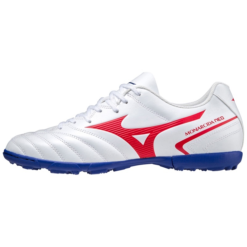 Chaussure de Foot Mizuno Monarcida Li Sel AS Femme Blanche Rouge | France M7458BV