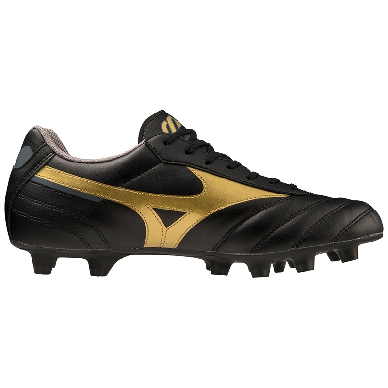 Chaussure de Foot Mizuno Morelia II Club Femme Noir Doré | France M2679HE