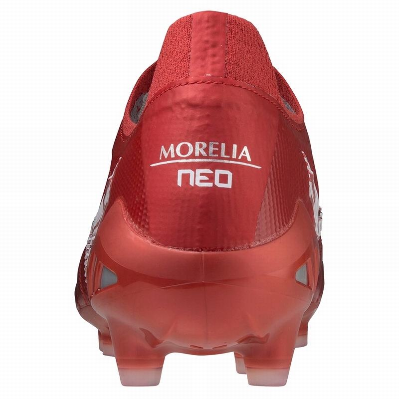 Chaussure de Foot Mizuno Morelia Neo III Beta Japan Femme Rouge | France M4825VF