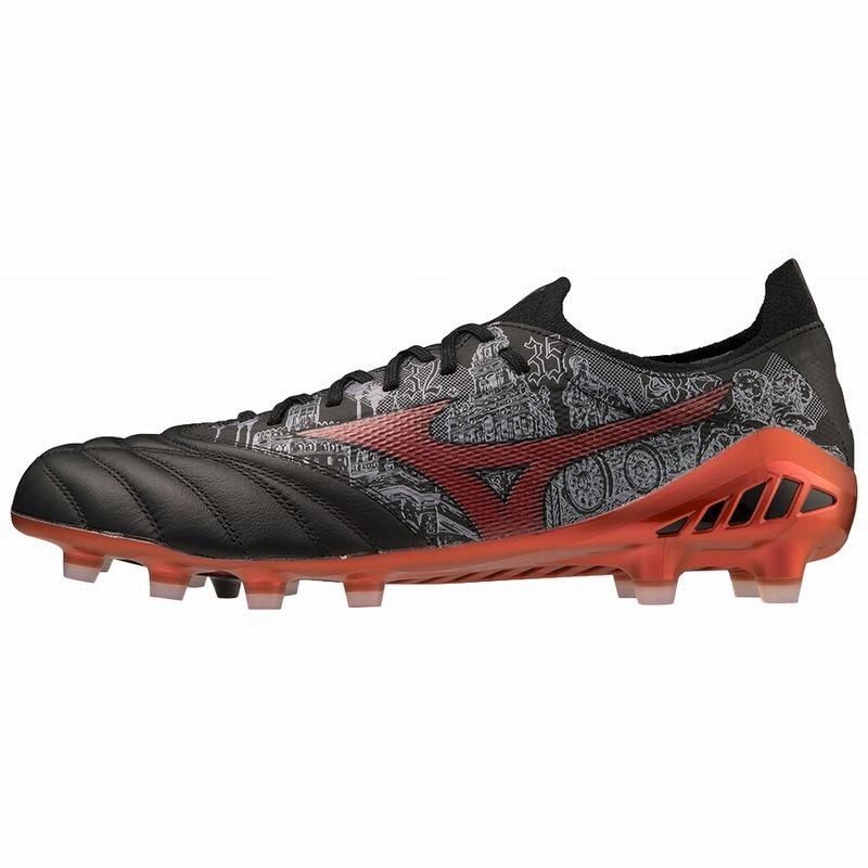 Chaussure de Foot Mizuno Morelia Neo III Beta SR4 Elite - Limited Edition Homme Noir Rouge | France M2876WG