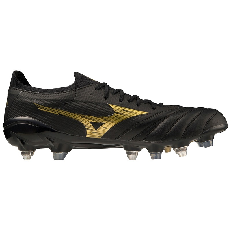 Chaussure de Foot Mizuno Morelia Neo IV Beta Femme Noir Doré Noir | France M6047UB