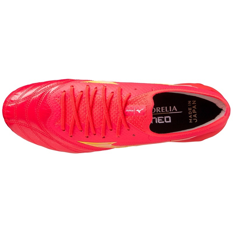 Chaussure de Foot Mizuno Morelia Neo IV Beta Japan Femme Corail | France M6128PD