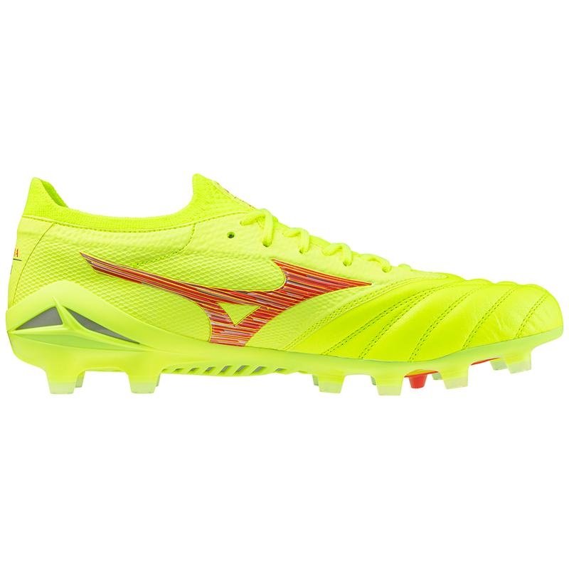 Chaussure de Foot Mizuno Morelia Neo IV Beta Japan Femme Jaune Corail | France M9201JW