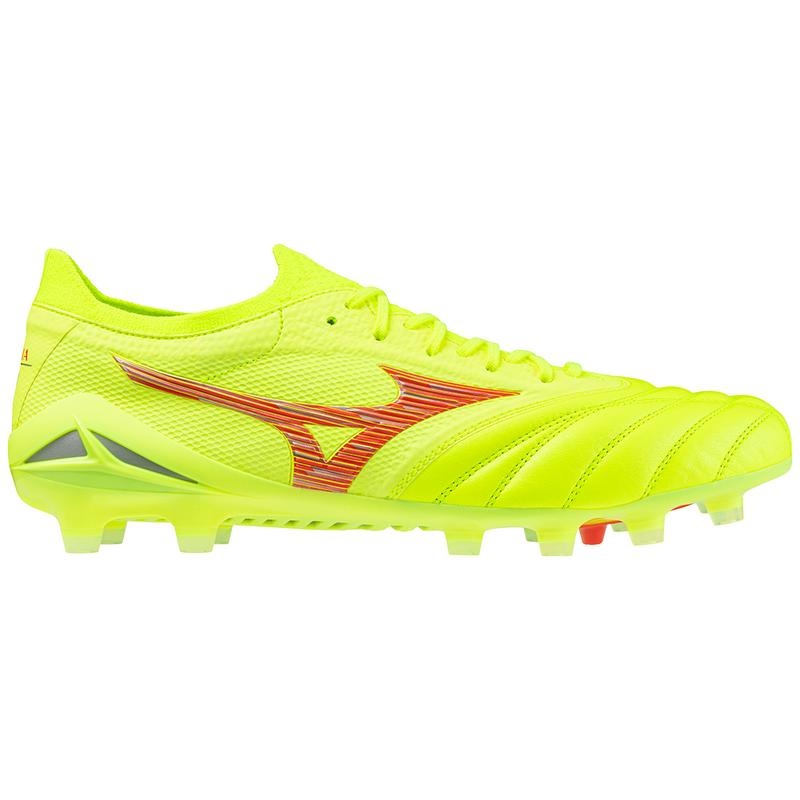 Chaussure de Foot Mizuno Morelia Neo IV Beta Japan Femme Jaune Corail | France M9201JW