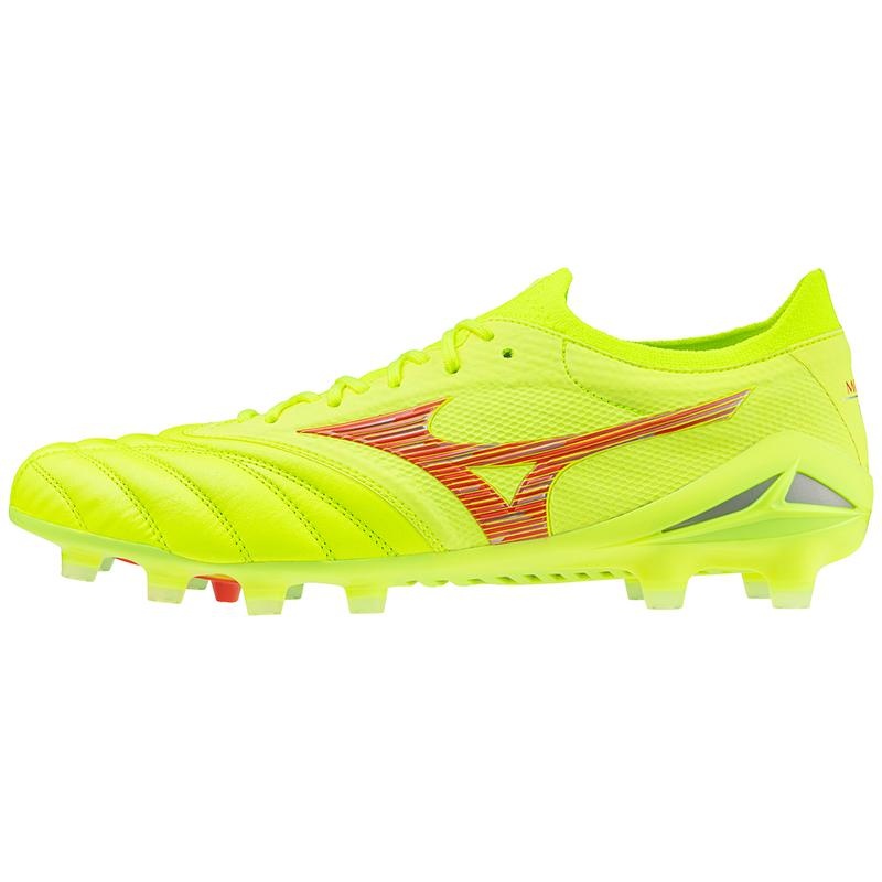 Chaussure de Foot Mizuno Morelia Neo IV Beta Japan Femme Jaune Corail | France M9201JW