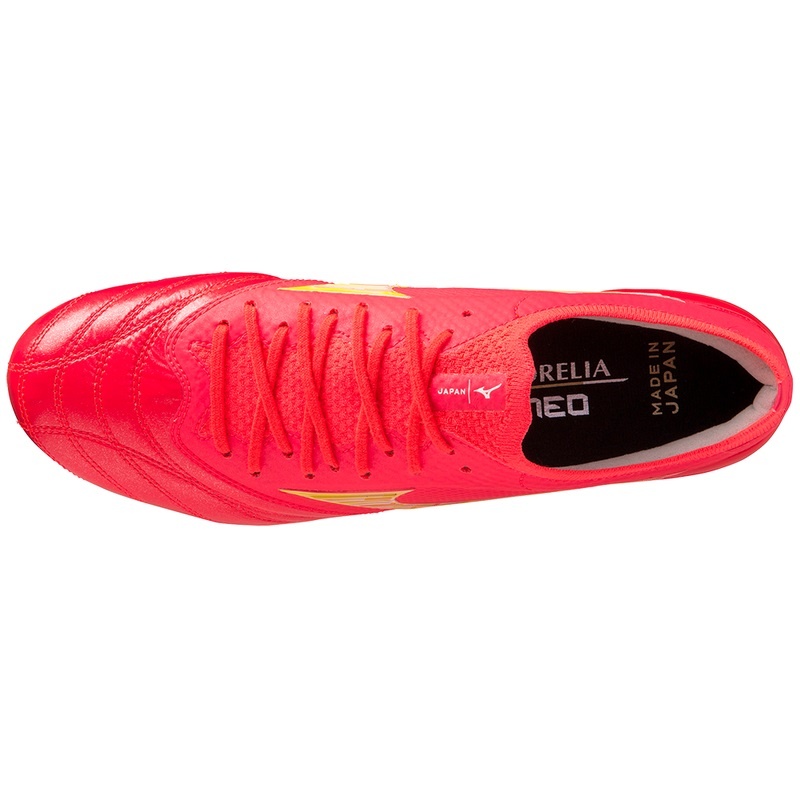 Chaussure de Foot Mizuno Morelia Neo IV Beta Femme Corail | France M5019ND