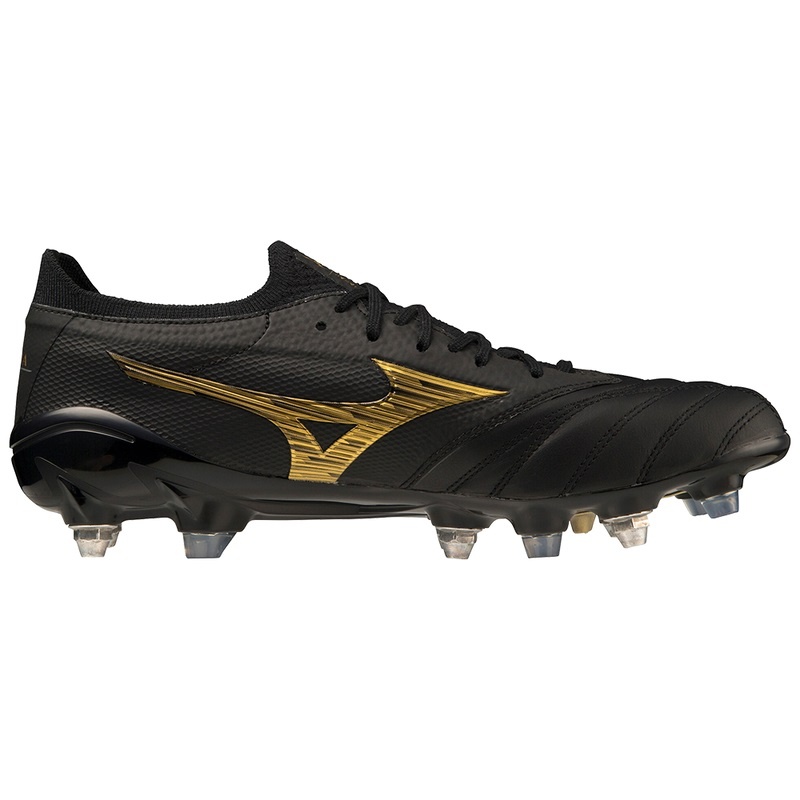 Chaussure de Foot Mizuno Morelia Neo IV Beta Femme Noir Doré Noir | France M8395QM