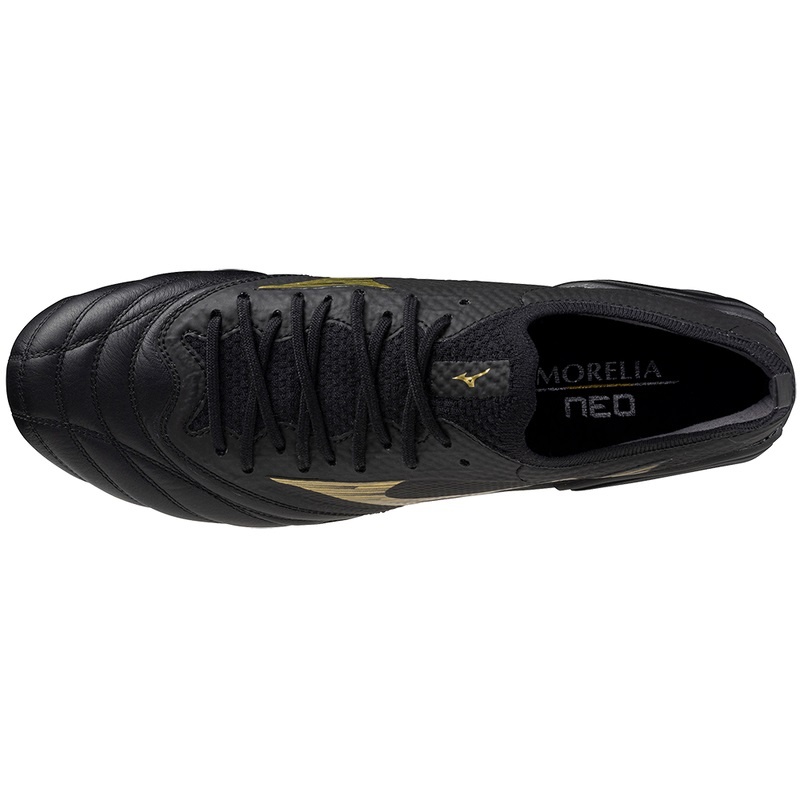 Chaussure de Foot Mizuno Morelia Neo IV Beta Femme Noir Doré Noir | France M1926UX