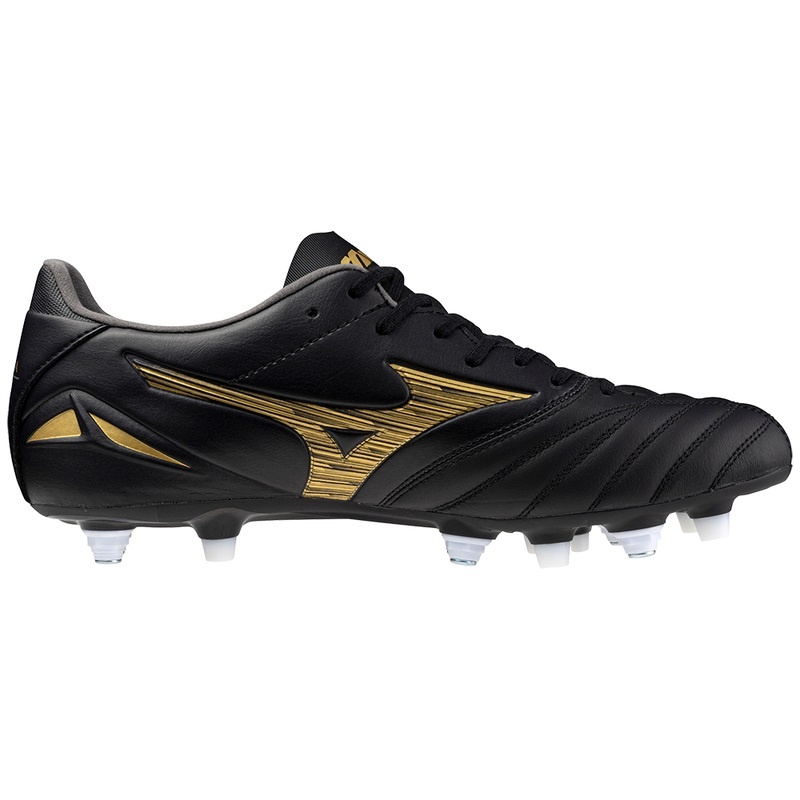 Chaussure de Foot Mizuno Morelia Neo IV Pro Femme Noir Doré Noir | France M9718UH