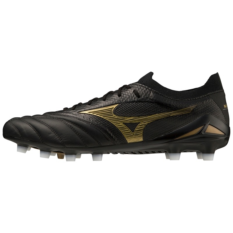 Chaussure de Foot Mizuno Morelia Neo IV Beta Japan Homme Noir Doré Noir | France M0247EZ