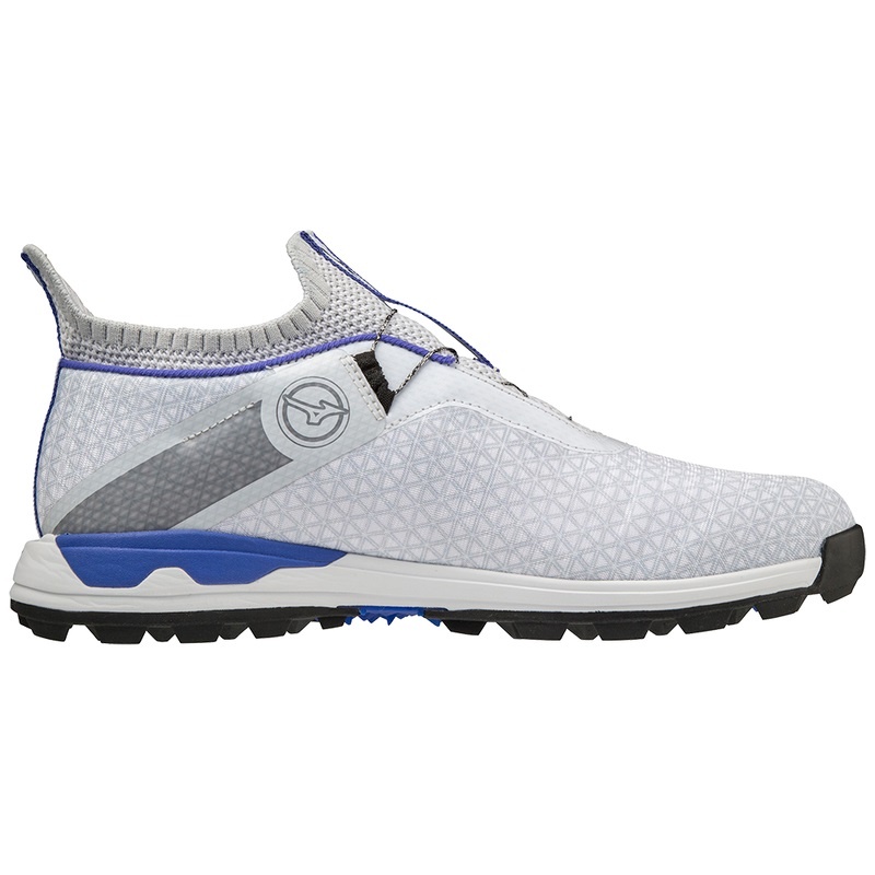 Chaussures De Golf Mizuno Wave Hazard BOA Homme Blanche Bleu | France M5039NX