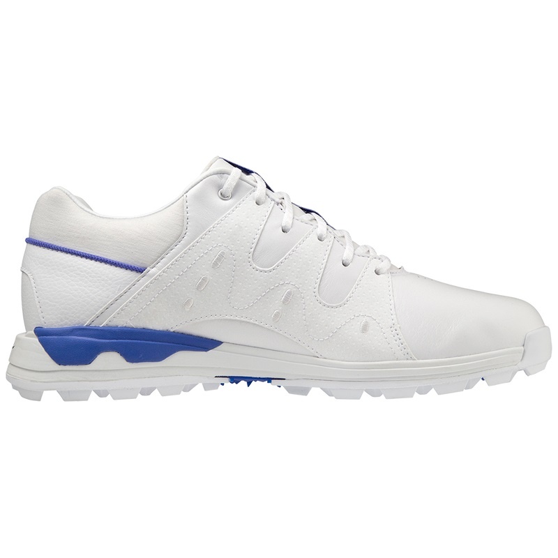 Chaussures De Golf Mizuno Wave Hazard Pro Homme Blanche Bleu | France M3482ZY