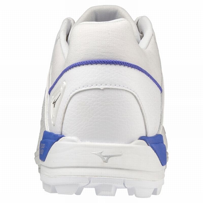 Chaussures De Golf Mizuno Wave Hazard Pro Homme Blanche Bleu | France M3482ZY