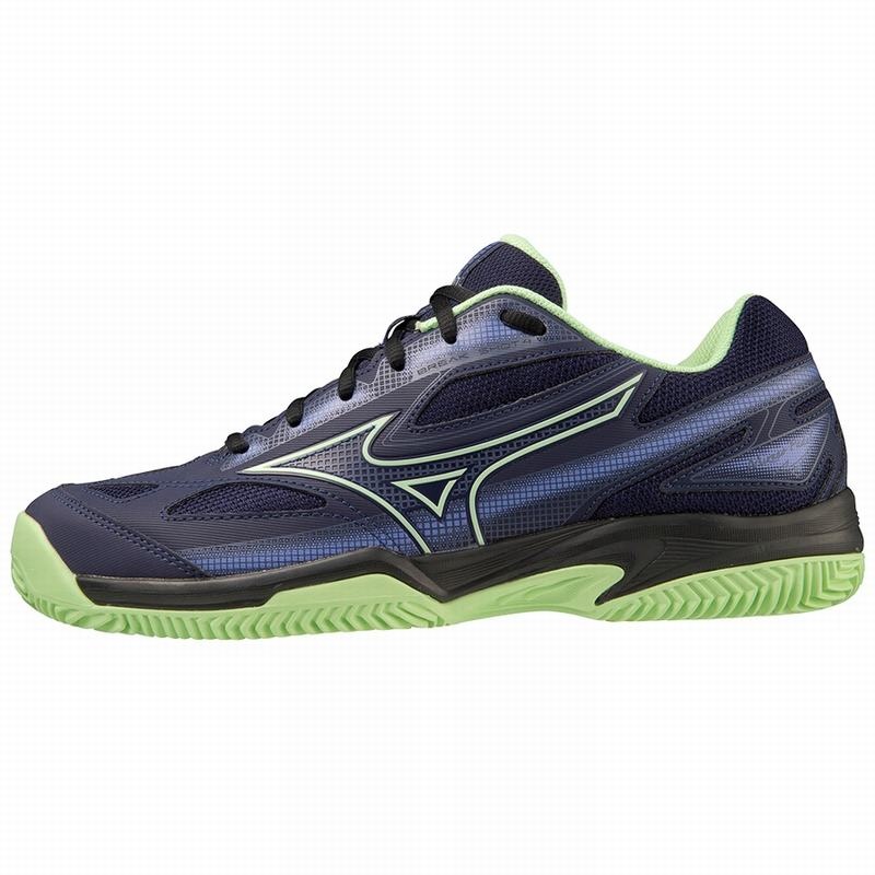 Chaussures Padel Mizuno Break Shot 4 Femme Bleu Vert | France M6593RB