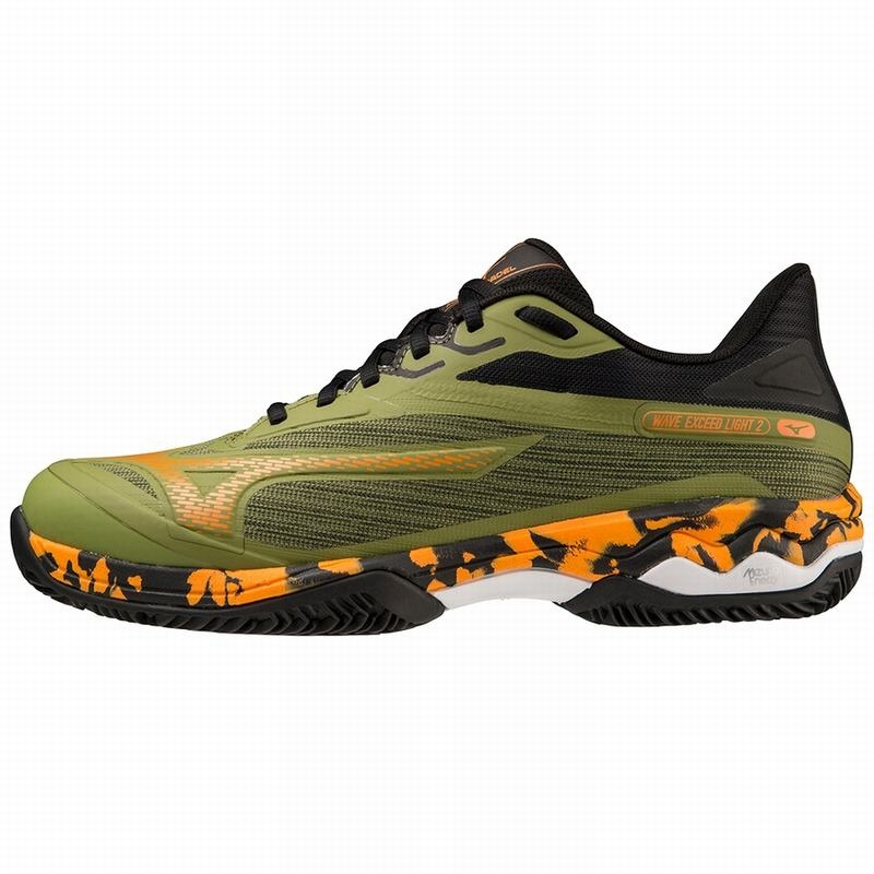 Chaussures Padel Mizuno Wave Exceed Light 2 Homme Vert | France M5396XJ