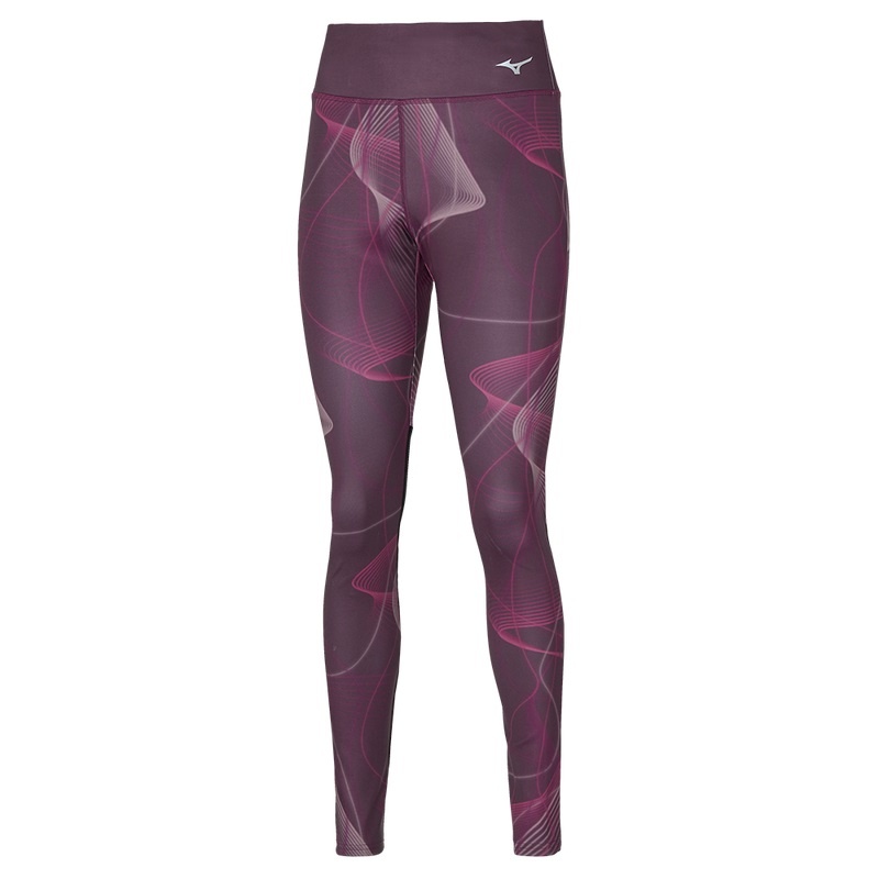 Collant Mizuno Printed Femme Violette | France M7845UN