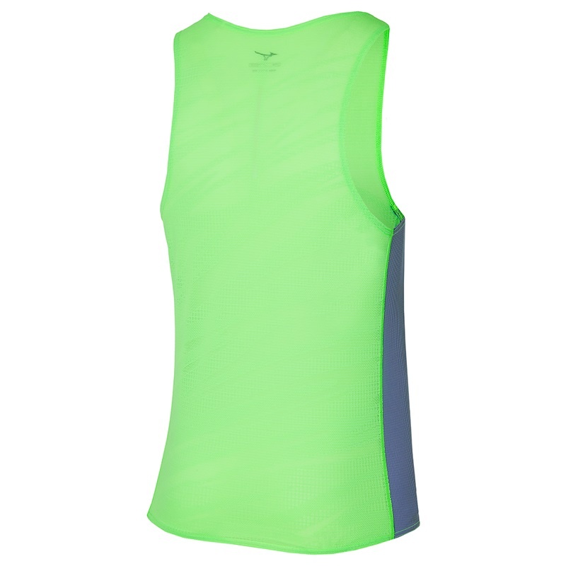 Debardeur Mizuno Aero Tank Homme Vert Clair | France M6419MD