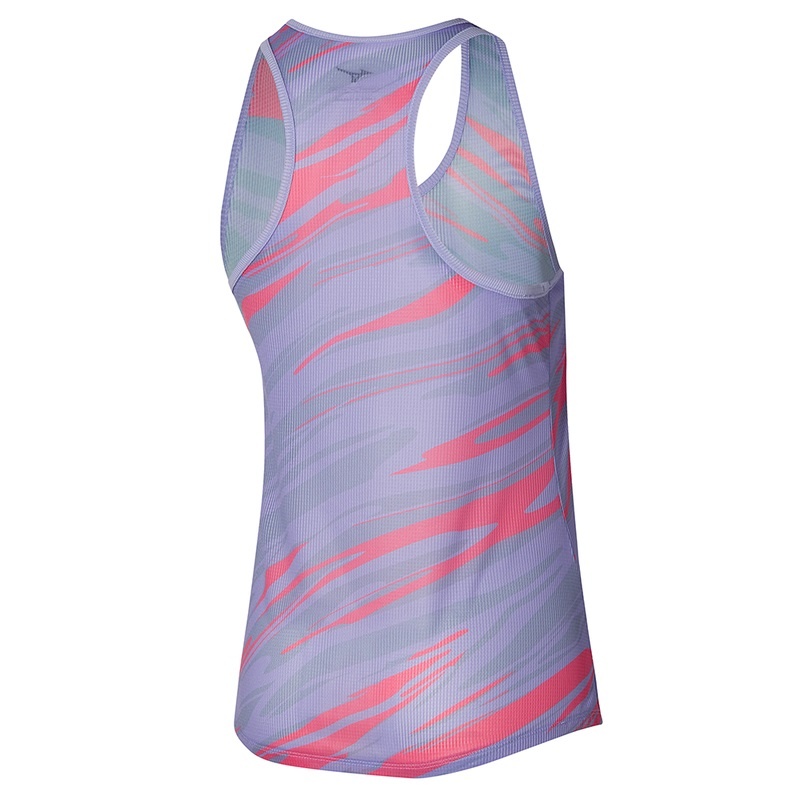 Debardeur Mizuno Dryaeroflow Graphique Tank Femme Violette | France M9486MC