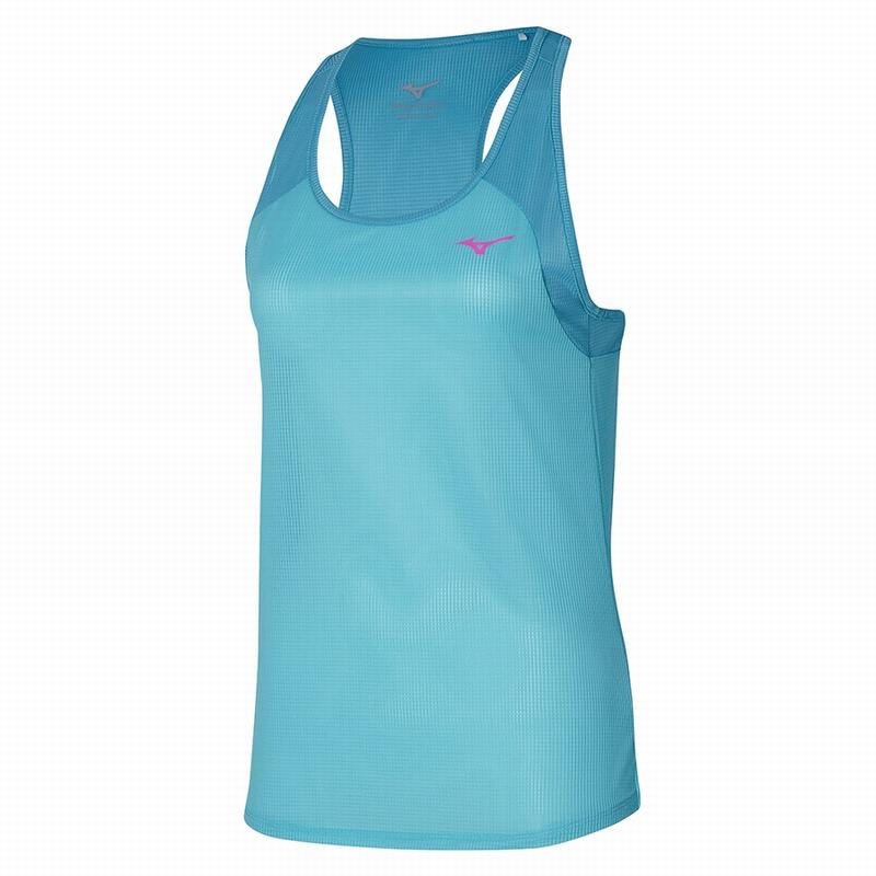 Debardeur Mizuno Dryaeroflow Tank Femme Marron | France M8043AY