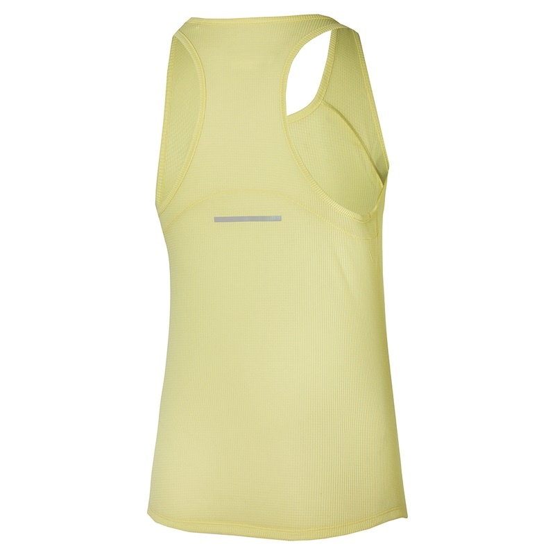 Debardeur Mizuno Dryaeroflow Tank Femme Vert Clair Jaune | France M0798UE