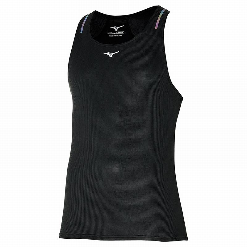 Debardeur Mizuno Dryaeroflow Tank Homme Noir | France M6503TN