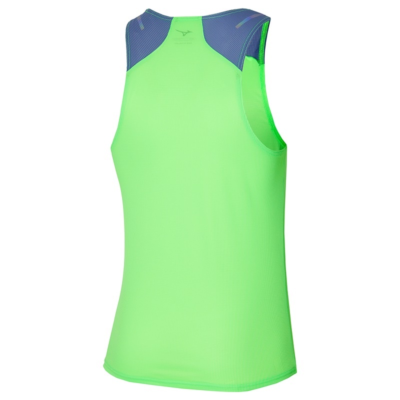 Debardeur Mizuno Dryaeroflow Tank Homme Vert Clair | France M7123BZ