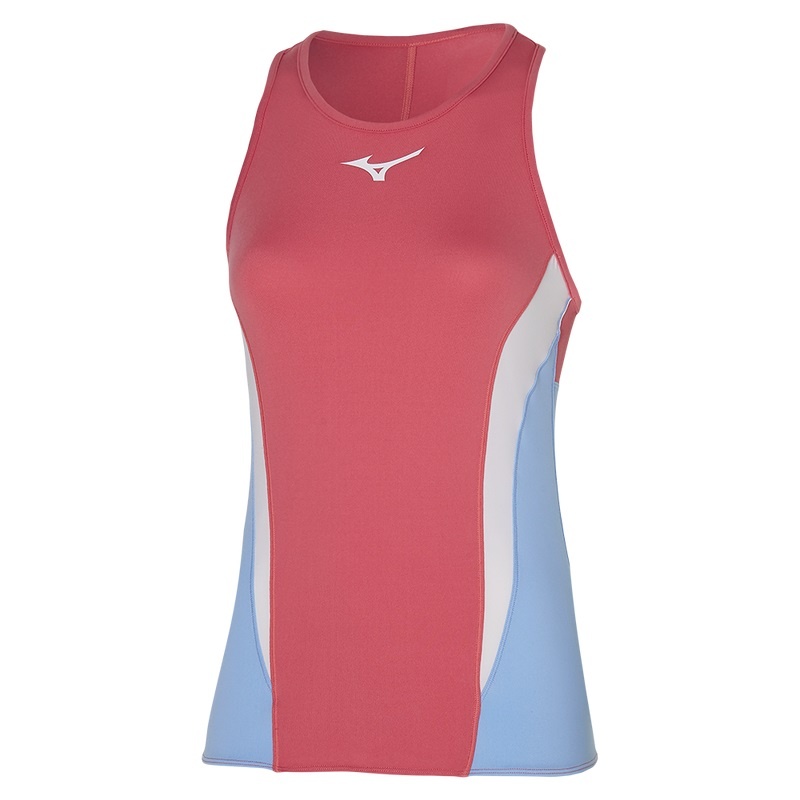 Debardeur Mizuno Printed Tank Femme Corail | France M5897FT