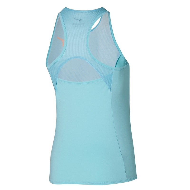 Debardeur Mizuno Printed Tank Femme Turquoise | France M9086EC