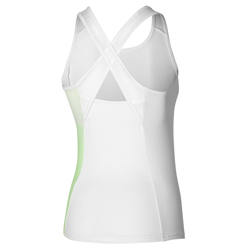 Debardeur Mizuno Release Printed Tank Femme Blanche | France M9601KX