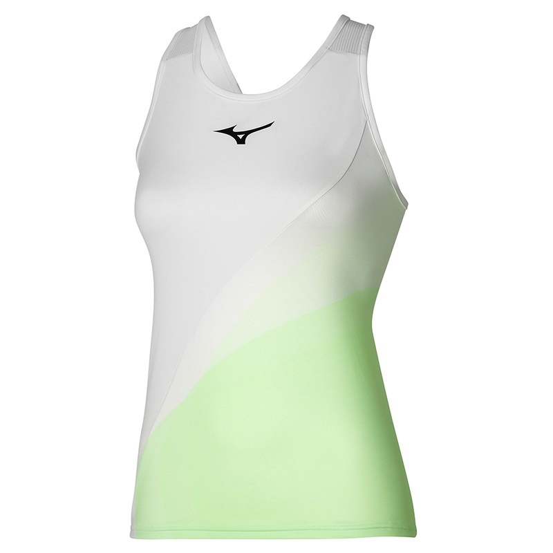 Debardeur Mizuno Release Printed Tank Femme Blanche | France M9601KX