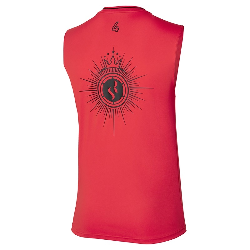 Debardeur Mizuno Sergio Ramos Course Tank Femme Rouge | France M5672YQ