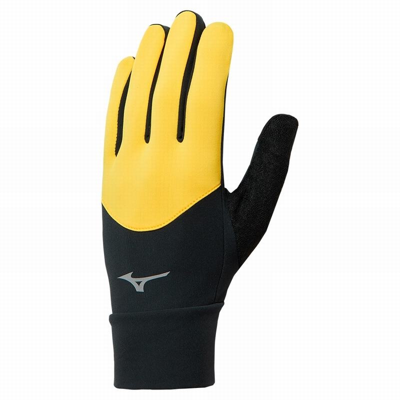 Gant Mizuno Warmalite Femme Noir Jaune | France M8402SY