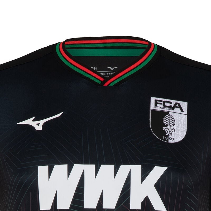 Hauts Mizuno 3rd Jersey Augsburg M Homme Noir | France M8093YW