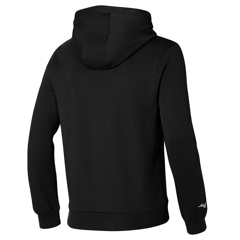 Hauts Mizuno Athletics Graphique Hoody Homme Noir | France M6710BL