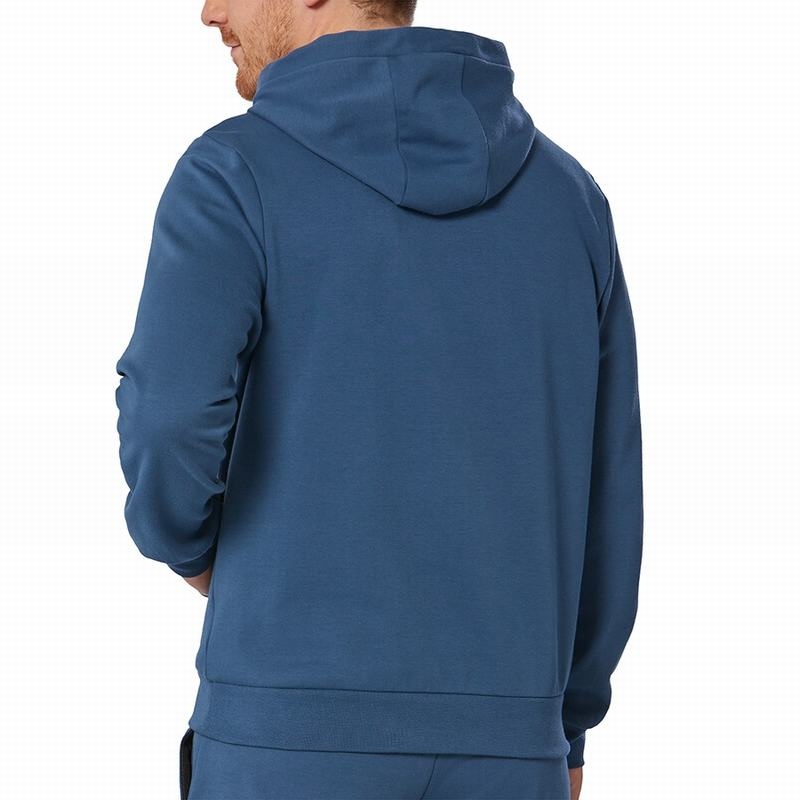 Hauts Mizuno Athletics Graphique Hoody Homme Bleu | France M9250YG