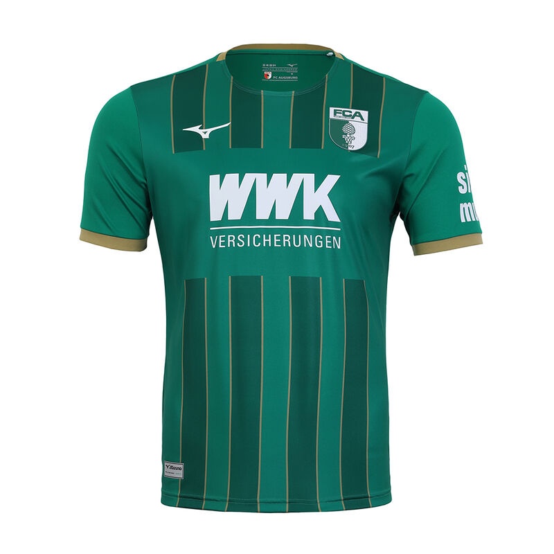 Hauts Mizuno Away Jersey Augsburg M Homme Vert | France M4962FR