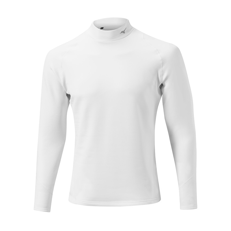 Hauts Mizuno Breath Thermo Biogear Base Layer Homme Blanche | France M4716NO